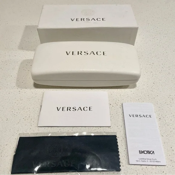 Versace Brown and Gold Sunglasses - Picture 16 of 16